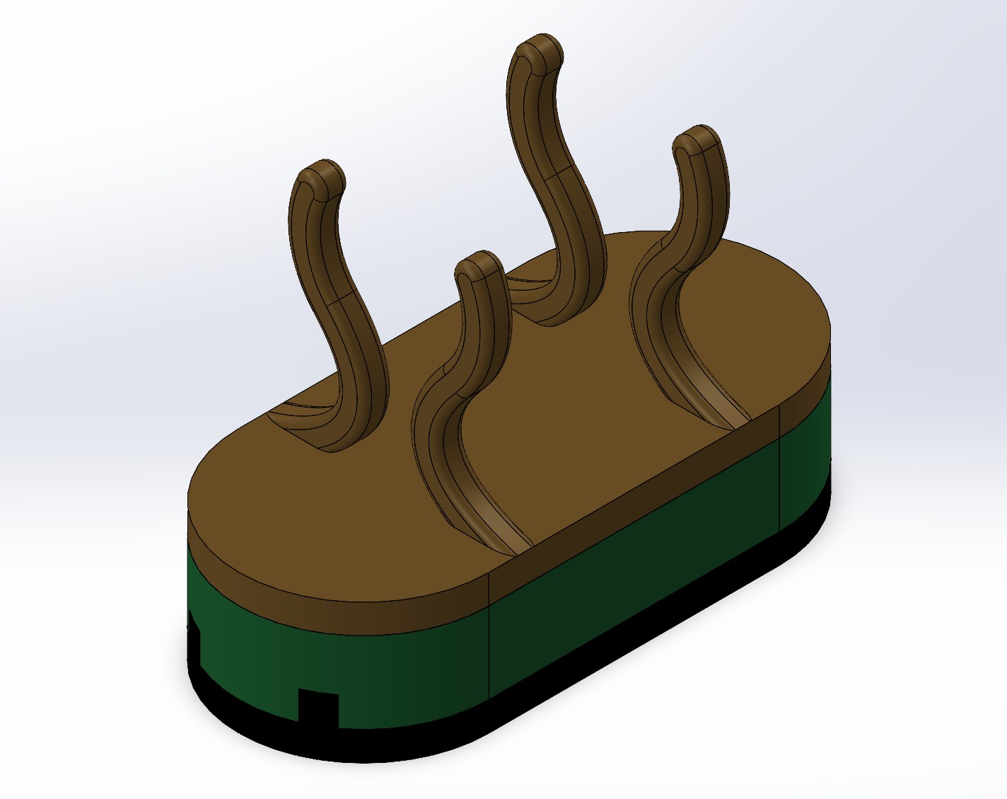 Rod side CAD render
